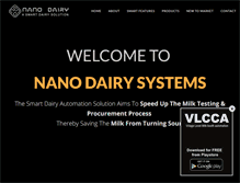 Tablet Screenshot of nanodairy.com